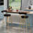 Groton Swivel Upholstered Velvet Counter Stool with Steel Frame-303718813-303718803