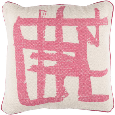 Bristle Cotton Abstract Throw Pillow