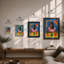 Split-Tone Portrait Modern - Framed Print-711646562-711646563