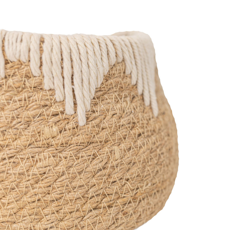Panier en jute Highland Dunes Bordner