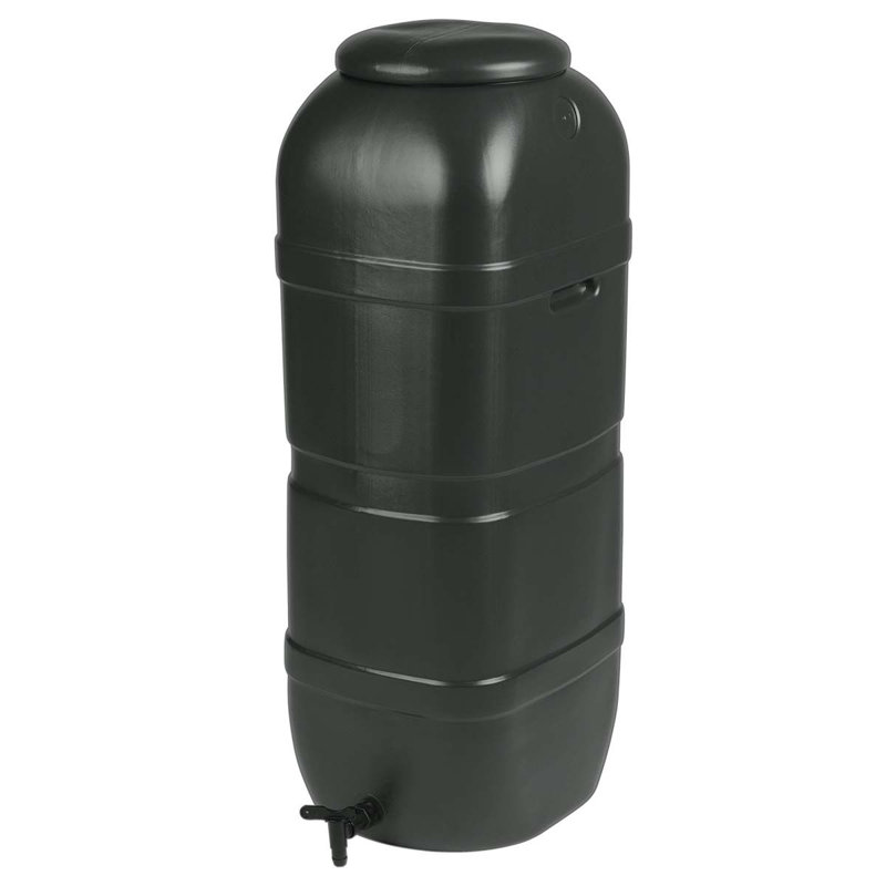 Dakota Fields Plastic Rain Barrel and Hose
