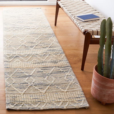Fleeton Hand Woven Geometric Area Rug