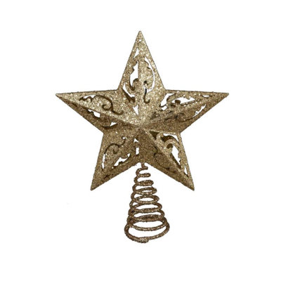 3'' Metal Lighted Tree Topper