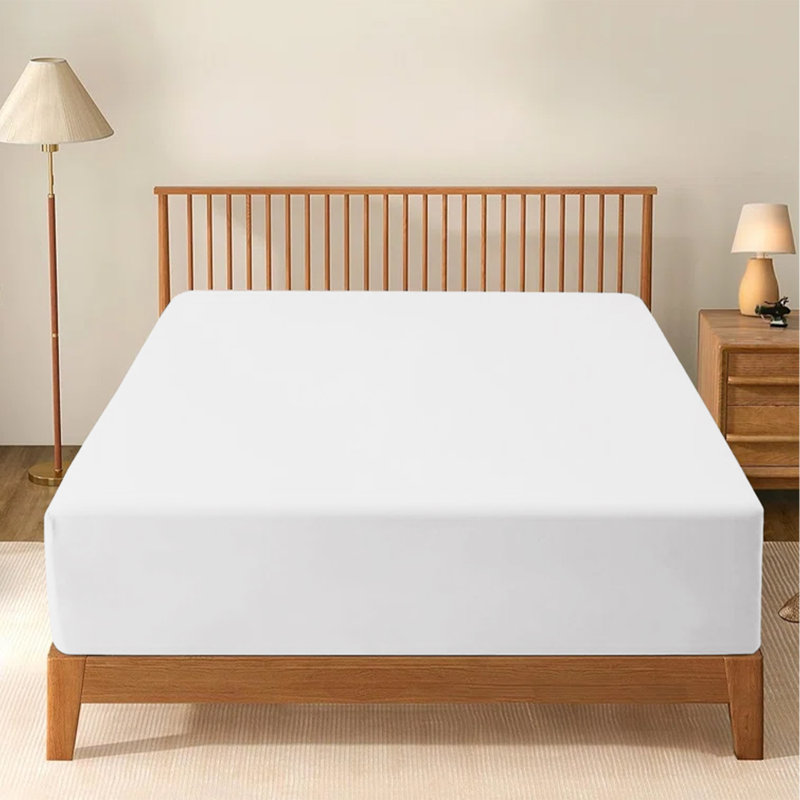 Soft & Breathable Microfiber Extra Deep Fitted Sheet, Single (3'), White