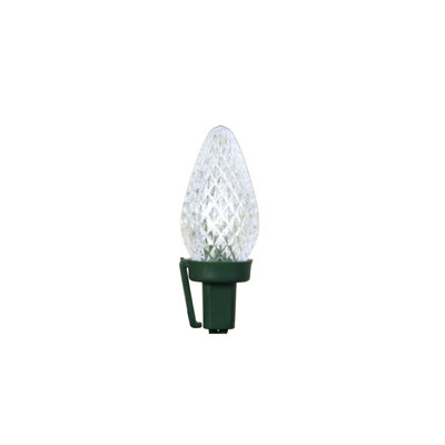 50 Pure LED C7 Faceted Christmas Lights