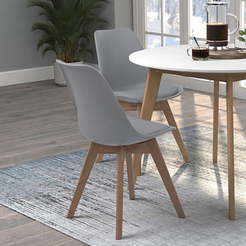 Chaises d'appoint de salle à manger en polypropylène