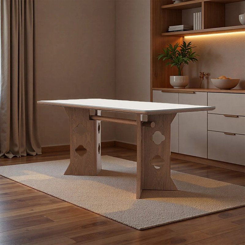 Table de salle à manger Burdon Elegant, H 29,52 po x L 70,86 po x l 35,43 po