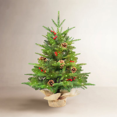 Pre-Lit Spruce Christmas Tree