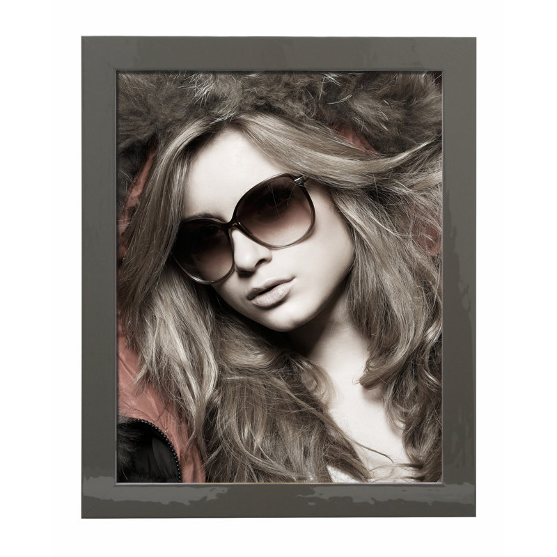 Wood Picture Frame, Grey, 11.7" x 11.7"
