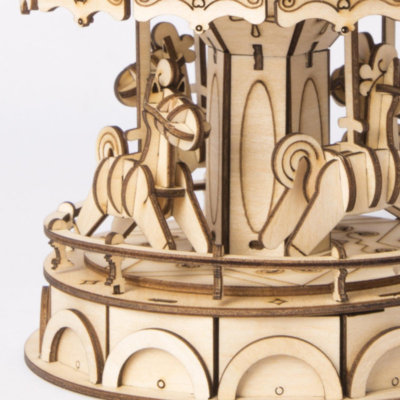 DIY 3D Puzzle - Merry-Go-Round - 174pcs