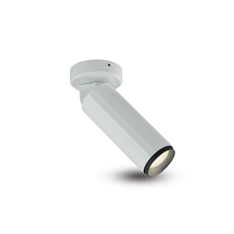 Orbit Integrated LED ETL Certified Adjustable Surface Mounted Spotlight, Beam Angle 36, White