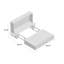 Grand lit escamotable avec armoire et rangement-22792675