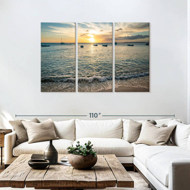 Curacao Gillard Sunset, 48" H x 74" W