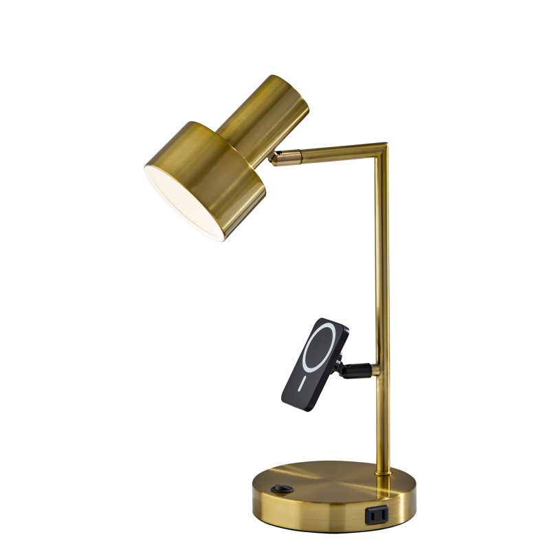 Rowe Supercharger Desk - Antique Brass, Gold