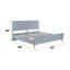 Lit GK à finition brillante Gaines avec motif ondulé, aucun sommier requis, durable et élégant pour les chambres modernes-899376793-899376804