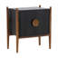 Emberly 2-Door Mindi Nightstand, Black