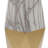Ceramic Faux Marble Decorative Vase with Base-28118466-28118411