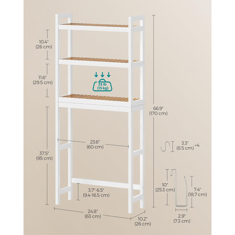 Rangement au-dessus de la toilette