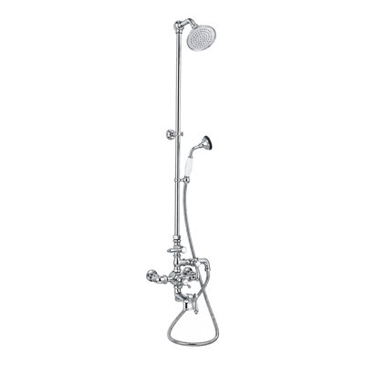 Système de douche et baignoire thermostatique Exposed de Strom Living P1049C