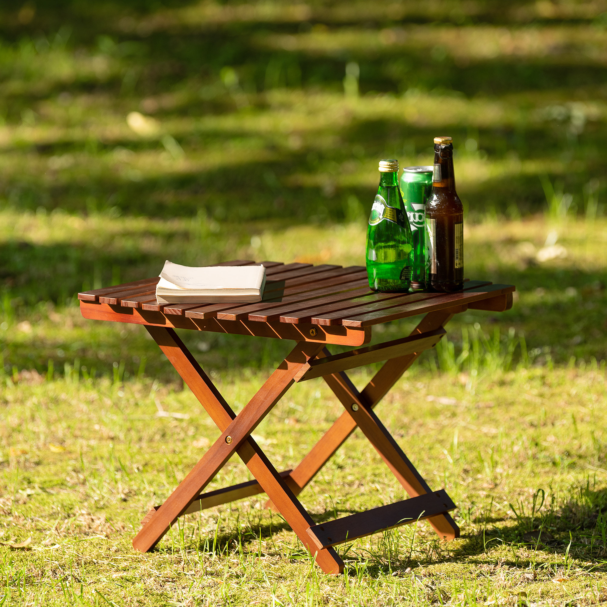 Winston Porter Kammy 19.59'' L x 19.19'' W Outdoor Table | Wayfair