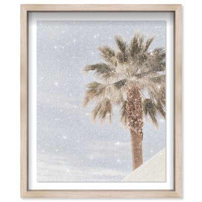 Monotone Tropics II Shadowbox Floral & Botanical Print by Oliver Gal, Black Frame, 16 x 20
