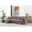 U-Shape Sectional Sofa  With Ottoman-910389071