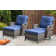 Schutt Wicker Patio Chairs with Cushions