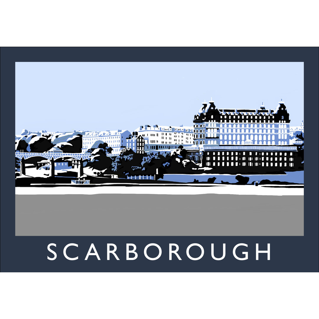 Scarborough in Snow by Richard O'Neil - Graphic Art Print on Paper