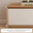 Modern Rubberwood Solid Wood Coffee Table