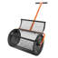 Compost Spreader Peat Moss Spreader 24 pouces de largeur 24,4-26,4 po de hauteur réglable épandeurs de pelouse et de jardin Compost, terre, paillis