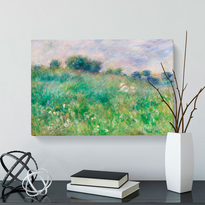 Meadow by Pierre-Auguste Renoir - Wrapped Canvas, 50cm H x 76cm W x 3cm D