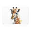 Girafe aquarelle, art mural sur toile-1925366028