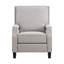 Fauteuil inclinable à dossier poussoir en tissu de chenille de style transitionnel avec repose-pieds à pression 1 pièce-563929065