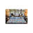 Blue Background Floral Woven Base Washable Carpet-341487552