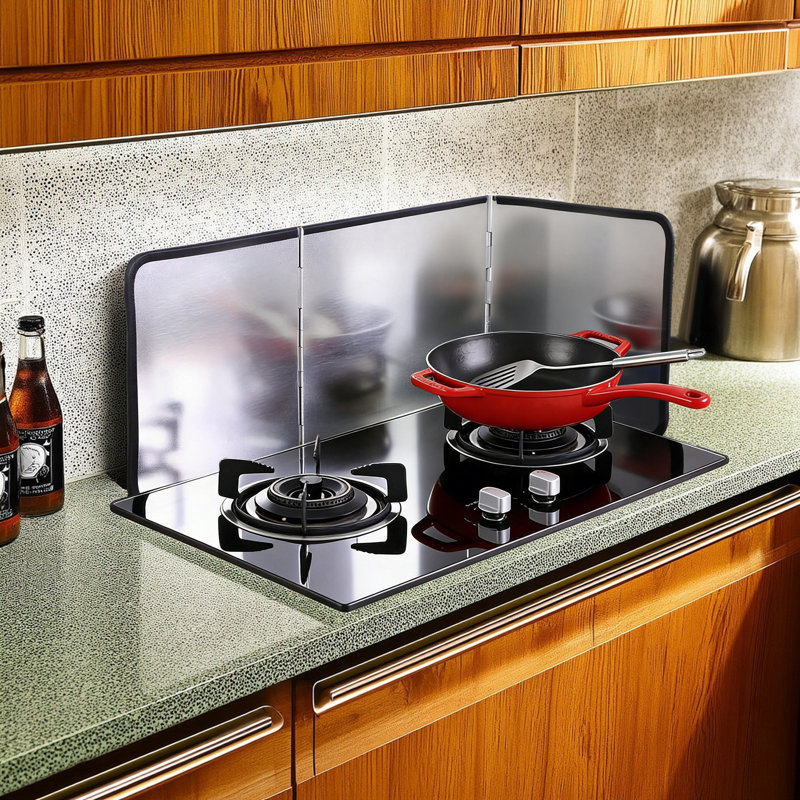 Splash Guard, Foldable Oil Splatter Guard, Oil Splash Board