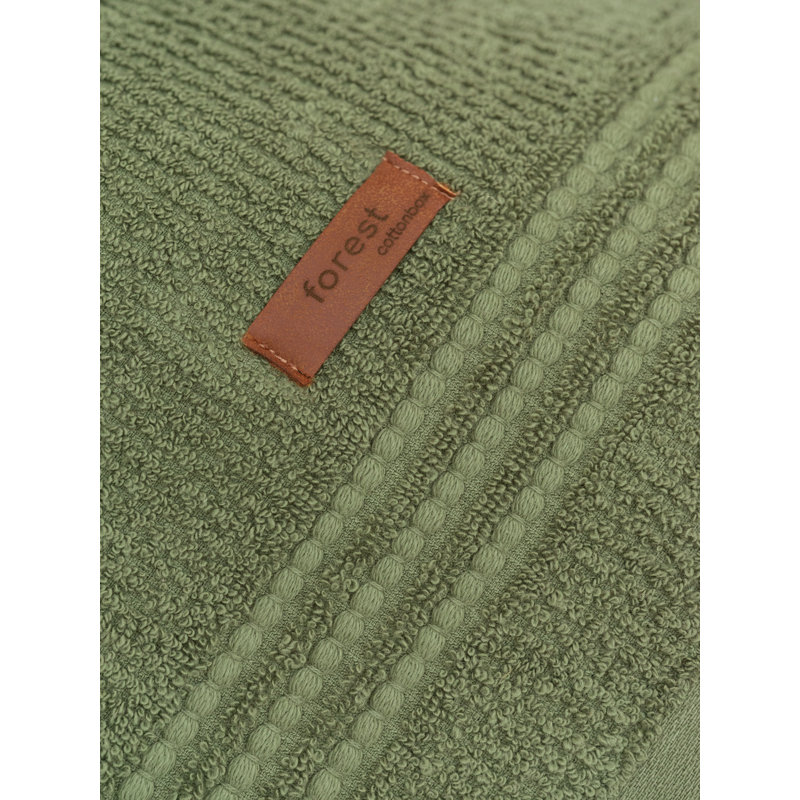 Ensemble de serviettes de luxe en coton vert (3 pièces), serviette de bain (29,5 x 59,1 po), serviette à main (19,7 x 35,4 po), serviette de toilette (11,8 x 19,7 po) | 100% coton, ultra-doux, lavable à la machine | Parfait pour le spa, la salle de bain et l'utilisation quotidienne