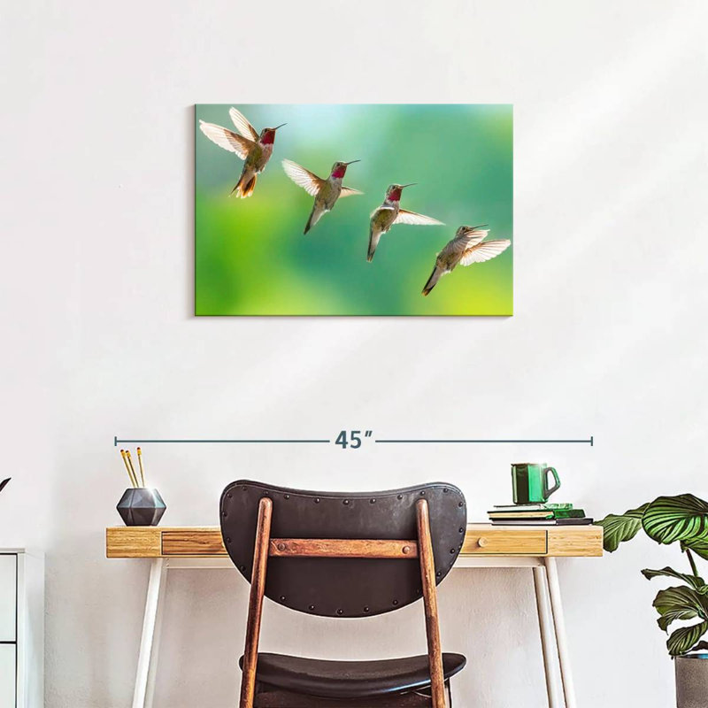 Colibris volants, H 20 po x l 30 po