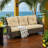 Ultra-Comfort Weather-Resistant PE Rattan Patio Sofa w/ Plush Cushions & Easy Assembly