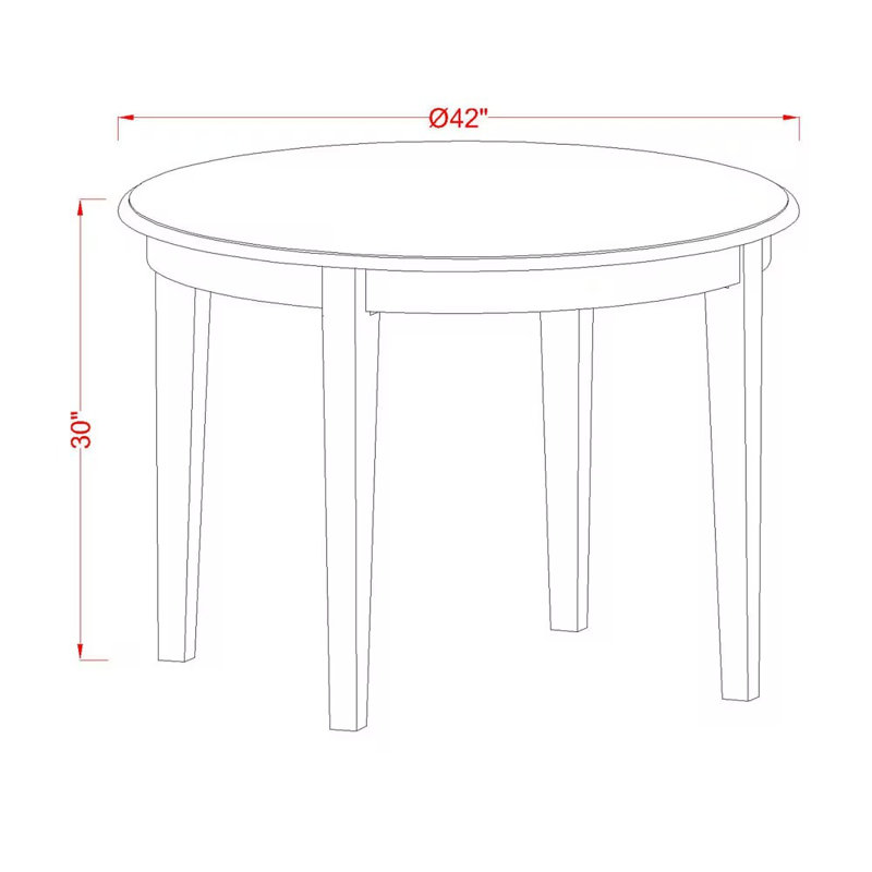 3 Piece Kitchen Table Set for Small Spaces Contains a Round Dining Room Table and 2 Light Beige Linen Fabric Upholstered Chairs, 42x42 Inch, Linen White