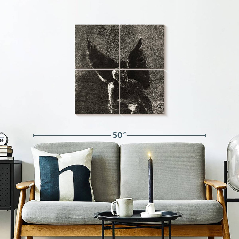 Leisha, gloire et louange à vous Satan, H 26 po x l 26 po