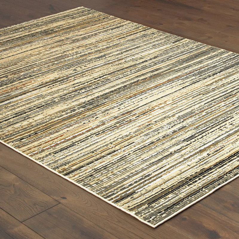 Halford Performance Abstract Indoor Rug, Rectangle 5'3" x 7'6"