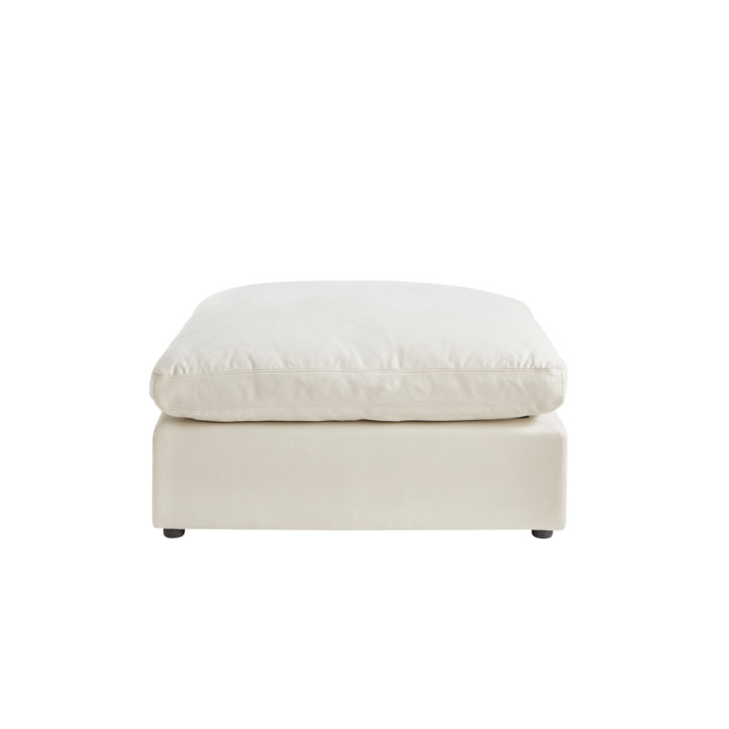 Repose-pieds standard carré de 36 po de largeur, Blanc