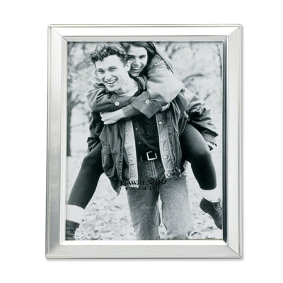 Hendry Silver Metal Beveled Picture Frame