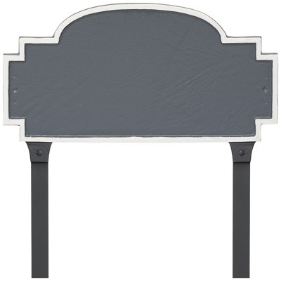 Plaque d'adresse sur 1 ligne Chesterfield