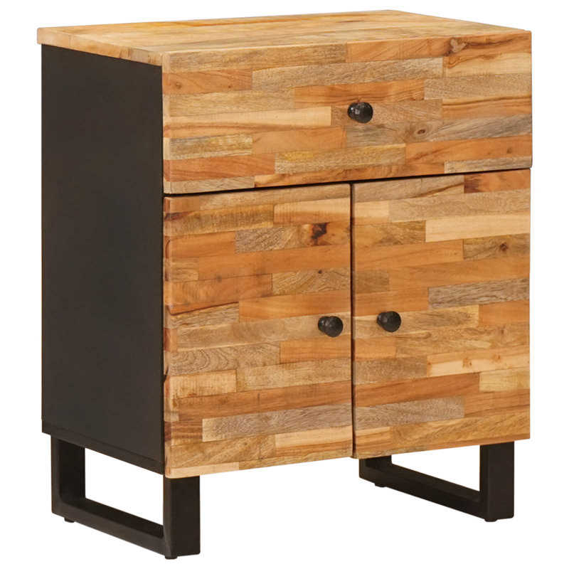 50cm W Solid Wood Bedside Table