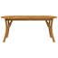 Daizon Rectangular Acacia Folding Outdoor Dining Table , cm W 90cm cm D-1932809852