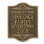 Buena 5-Line Wall Address Plaque-941561065-941561056