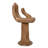 Buddha Solid Wood Counter Stool