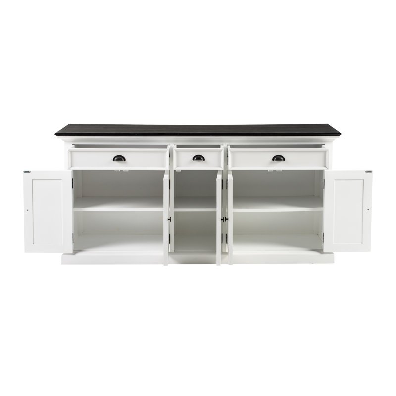 Avelar 70.87'' Sideboard, White/Black