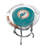 Commercial Grade Chrome Swivel Bar Stool with Vibrant Team Colors  -113702915